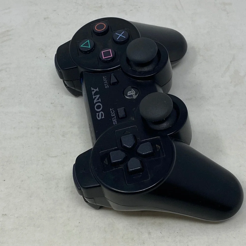 Sony PS3 SIXAXIS Wireless Controller Black CECHZC1U PlayStation 3‎ OEM Untested